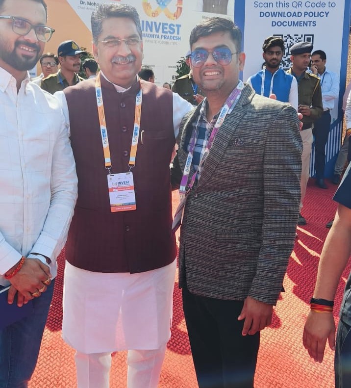 Participating in Global Summit Bhopal with Jabalpur MP