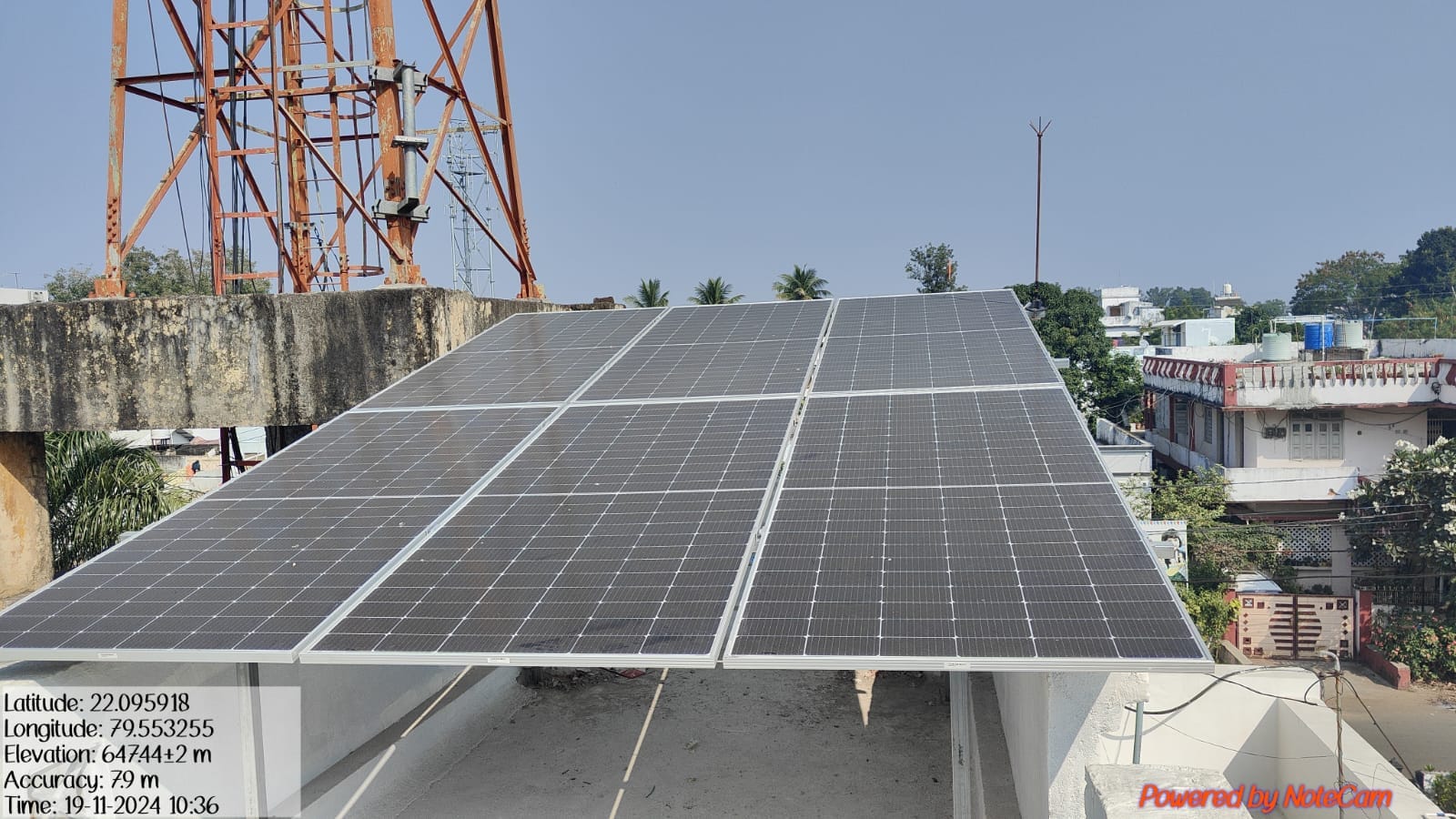 Elevated Solar Canopy with Walk-Under Clearance