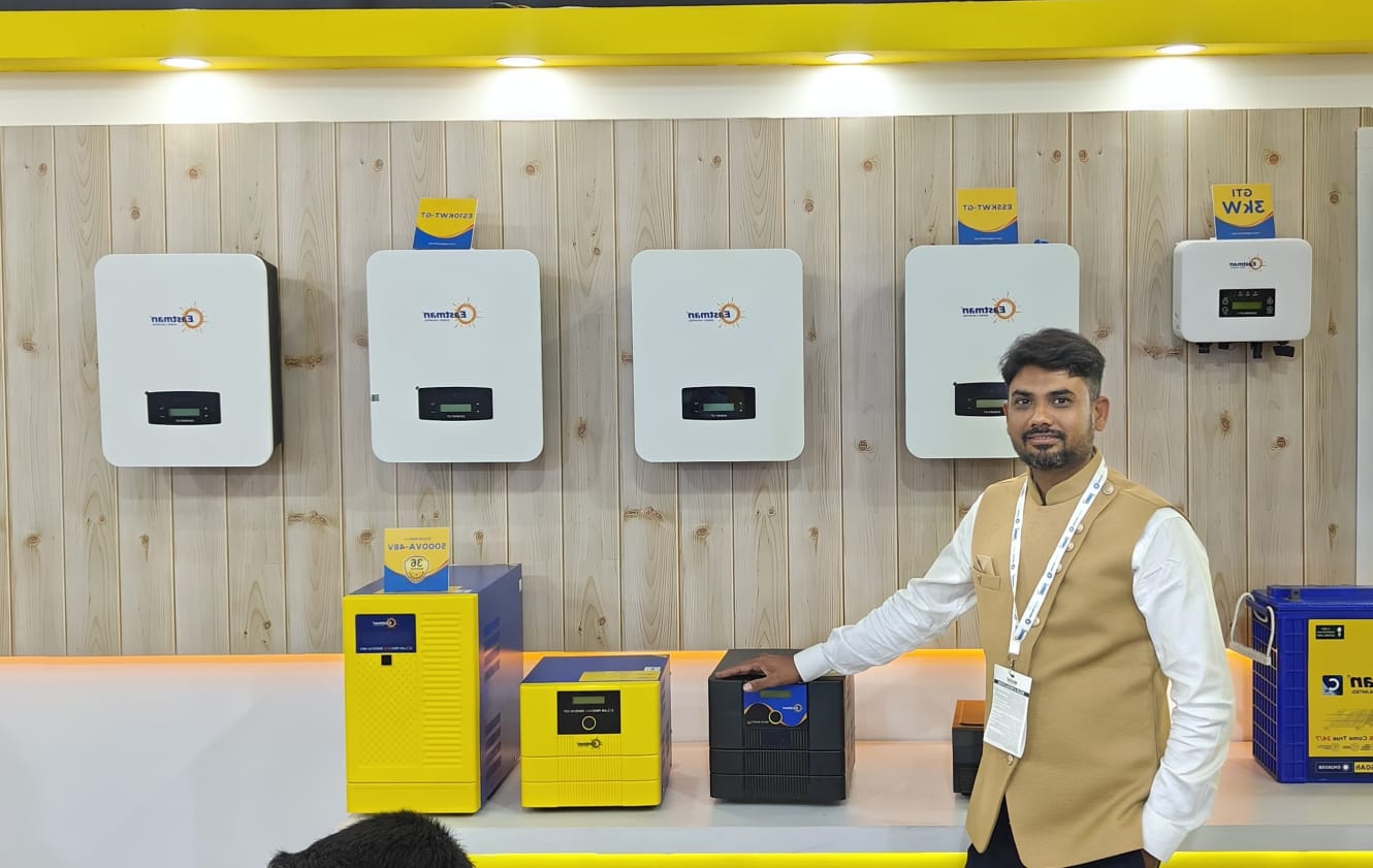 Solar rooftop setup with hybrid inverter and battery storage